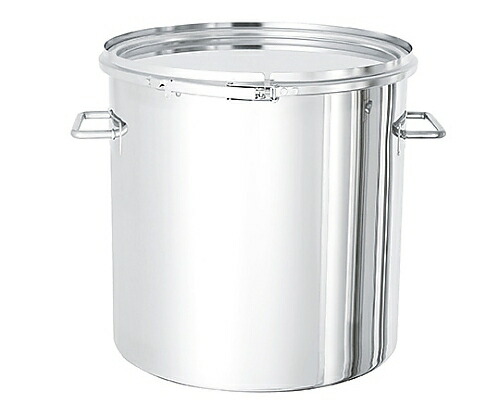 日東金属工業 サニタリーステンレス密閉タンク バンドタイプ B型シリコンパッキン付 200L 1個 SMA-CTL-565H