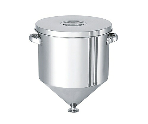 日東金属実業 ホッパー型ステンレス鋼入れもの 店卸し資産蓋付 25L 1個 HT-ST-33
