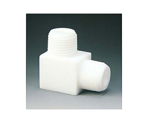 フロンケミカル PTFE エルボーニップル R1/2×1/4 1個 NR0100-003