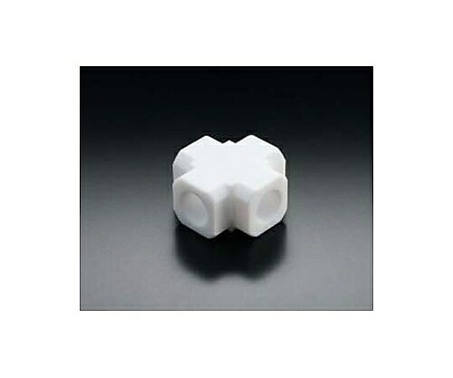 フロンケミカル PTFE 十字ソケット RC3/8 1個 NR1661-002