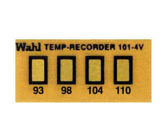 Wahl instruments 真空用テンプ・プレート 21mm×10mm 4点表示 1ケース(10枚入) 101-4V-093