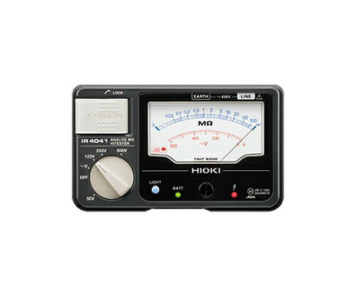 店内全品ポイント5倍★要エントリー★日置電機 アナログメグオームハイテスタ 500V/100MΩ 4レンジ (スイッチ付きリード附属) 1個 IR4041-11|Shop de clinic店