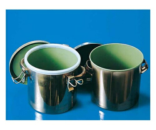 フロン実業 PFA上塗り貯蔵タンク 密閉貯蔵タンク 15L 1個 F-1069-009