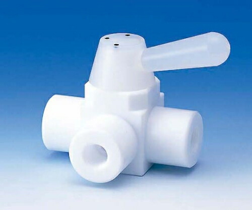店内全品ポイント5倍★要エントリー★フロン工業 PTFE3方ボールバルブ Rp3/8オリフィス8φ 1個 F-2002-002|Shop de clinic店