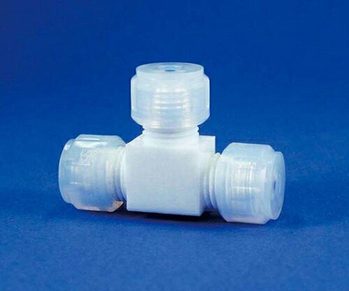 フロン実業 PTFE スリー消印式合わせ目T型 6φ 1個 F-2652-001