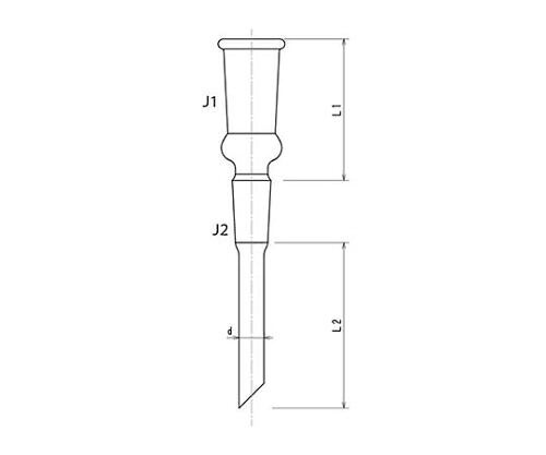 旭製作所 挿入管付拡大アダプター 1個 2301-5L4L-100