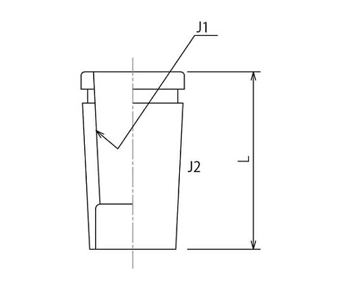 旭製作所 短型縮小アダプター 1個 2304-4L6L
