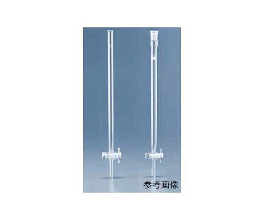 AGCテクノグラス・IWAKI 共通摺合せクロマトグラフ管(テフロンコック付) 20mm 規格19 1個 2147COL20-19