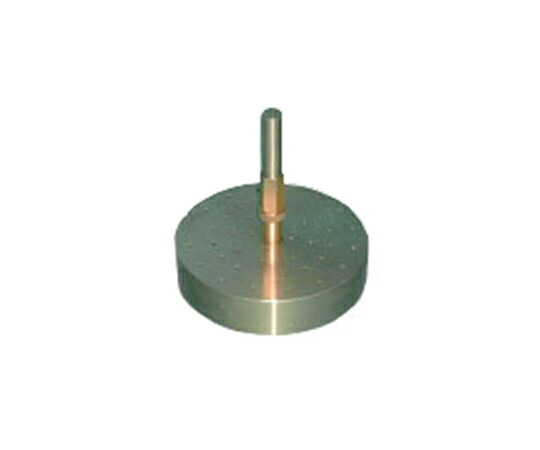 西日本試験機 軸付有孔盤 5kg 1個 S-186