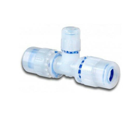 FIT-ONE フッ素樹脂 PFA 継手 レデューシングユニオンティ 1個 RUT-M10-M8-M10
