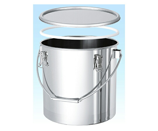 日東金属実業 PTFEパッキン付316L密閉入れもの 65L 1個 CTH-PTFE-43-316L