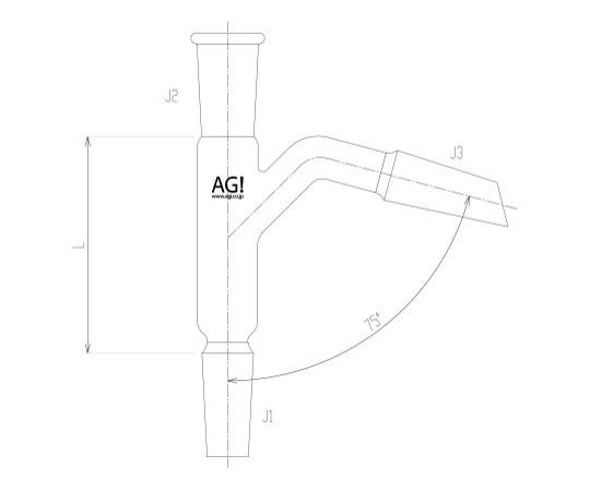 旭製作所 分留用連結管 1個 2554-3L