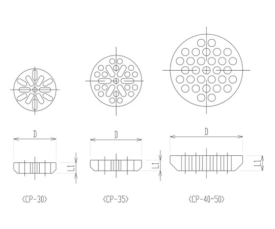 旭製造所 テフロン目皿 1個 3562-40