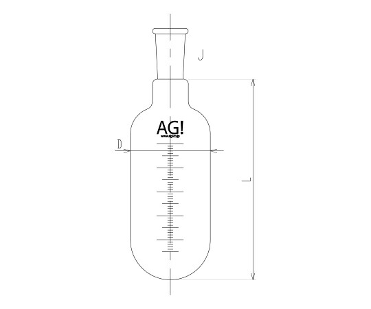 旭製造所 受器(目盛付) 1個 3638-2000-5L
