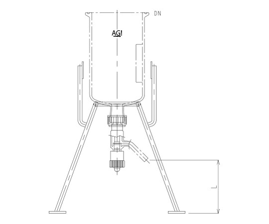 店内全品ポイント5倍★要エントリー★旭製作所 反応容器用架台 1個 3982-1000｜Shop de clinic店