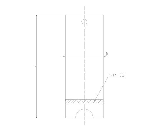 旭製造所 抽き出し腕っ扱き円柱瑠璃ろ波器器 1個 4030-300