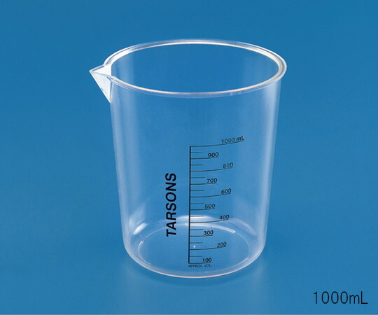 TARSONS ビーカー TPX製 10000mL 1個 422070