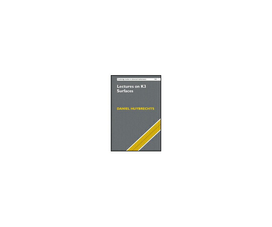 （書き著す社）Cambridge U.P. Lectures on K3 Surfaces 1冊 978-1-107-15304-2