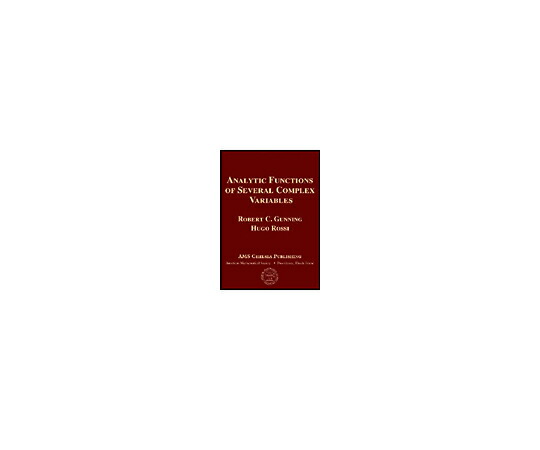 （出版社）American Mathematical Society Analytic Functions of Several Complex Variables 1冊 978-0-8218-2165-7