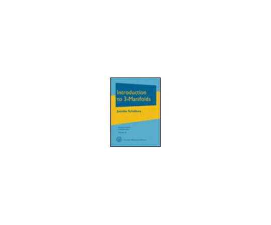 （書き著す社）American Mathematical Society Introduction to 3-Manifolds 1冊 978-1-4704-1020-9