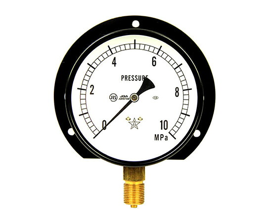 右下精器製造 汎用圧力計B100・G3/8 1個 S-42・10.0MPA