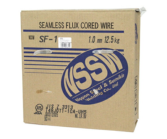 新日鐵住金 フラックス入ワイヤSF-1 1個 1.0mmx12.5kgﾏｷ
