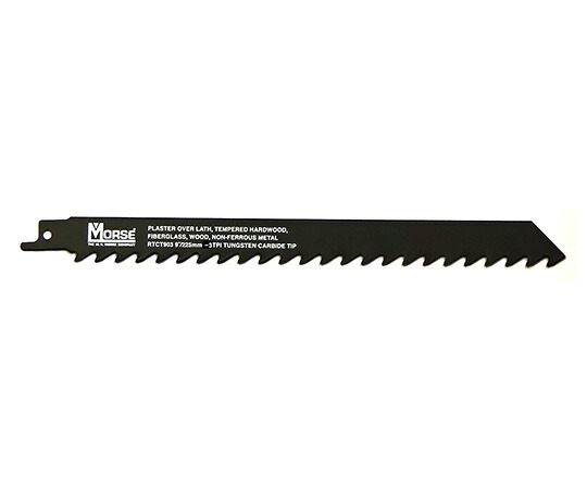 M.K.　モールス 超硬チップ付セーバーソー・ブレード 225 (L)×20 (W)×1.3mm (T)×3山 (3枚入) 1パック(3枚入) RTCT903T03