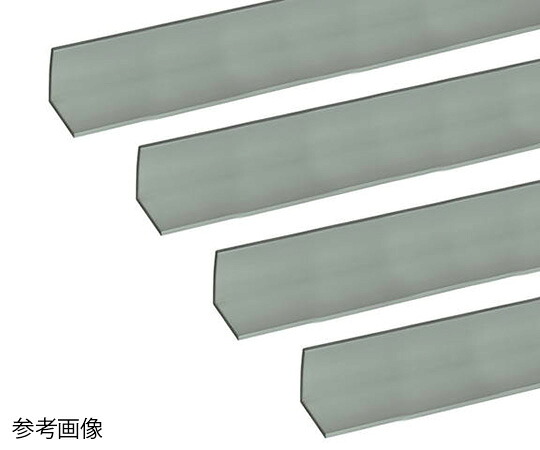 安田 アルミアングル 1m 5.0×30×30mm シルバー 4本組 1組(4本入)