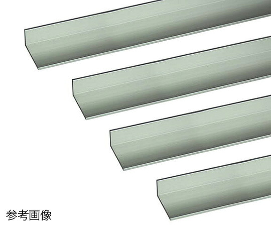 安田 アルミアングル 1m 1.5×25.4×76.2mm シルバー 4本組 1組(4本入)