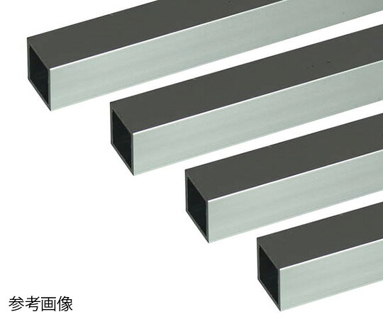 安田 アルミ角パイプ 1m 2.0×35×35mm シルバー 4本組 1組(4本入)