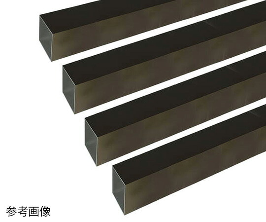 安田 アルミ角パイプ 1m 2.0×20×20mm ブロンズ 4本組 1組(4本入)