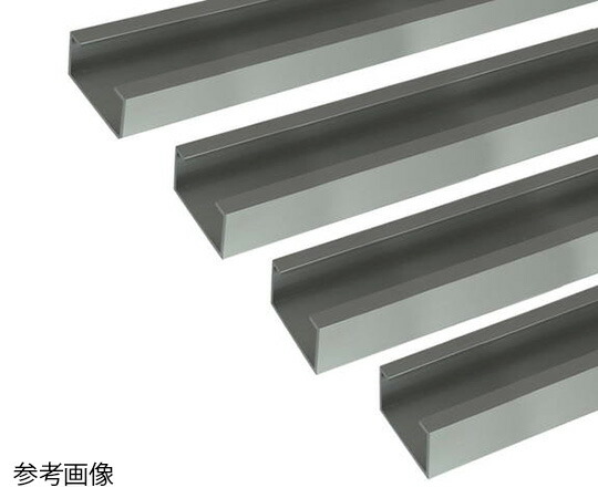 安田 アルミC型チャンネル 1m 2.0×44×22×7mm シルバー 4本組 1組(4本入)