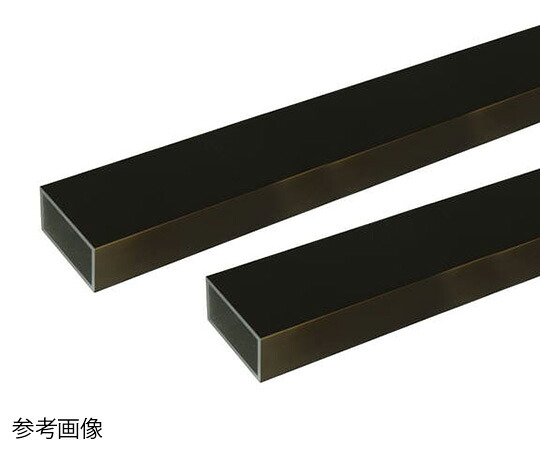店内全品ポイント5倍★要エントリー★安田 アルミ角パイプ 2m 2.0&times;30&times;60mm ブロンズ 2本組 1組(2本入)｜Shop de clinic店