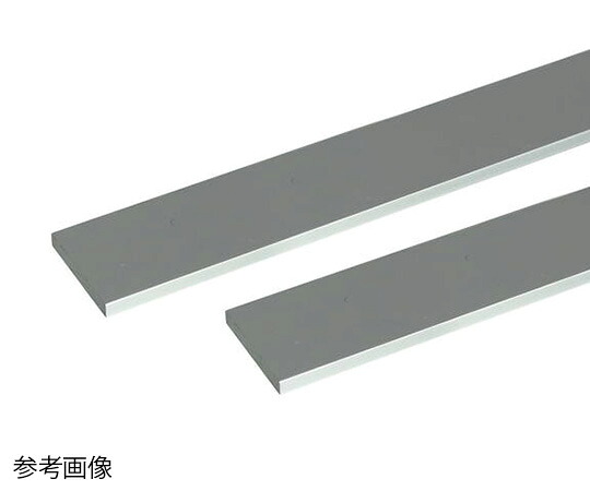 安田 アルミ平棒 2m 4.0×50mm シルバー 2本組 1組(2本入)