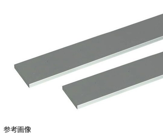 安田 アルミ平棒 2m 5.0×50mm シルバー 2本組 1組(2本入)
