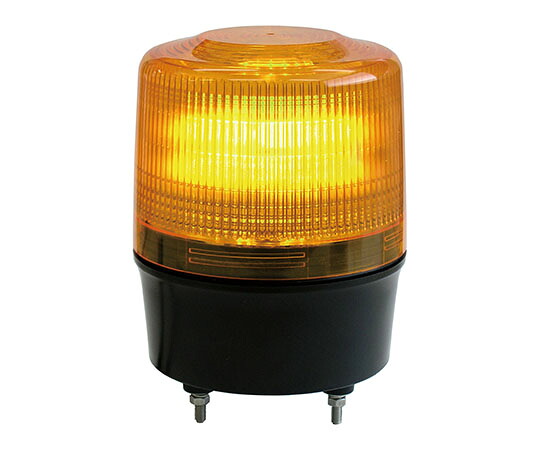 日惠製作所 LED回転灯Φ120 ニコトーチ・120(黄) AC/DC24V 1個 VL12R-D24WY