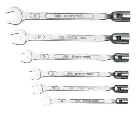 KTC フレックスソケットスパナセット 10-19mm 6本組 1セット FBS6