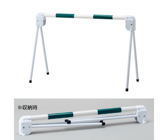 社会的単位 プラバー 1m 緑白 1個 871-042 その他-花・ガーデン・DIY-研究・実験用品