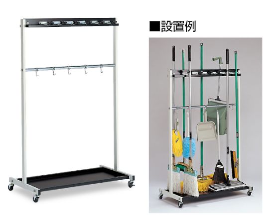 ユニット モップハンガーRC型（12本掛） 1個 877-35A