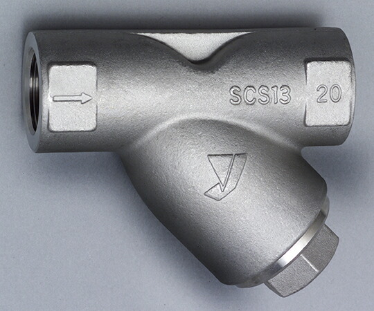 ヨシタケ Y型ストレーナー SY-17(80メッシュ)(32A、1-1/4B)接続：JISRc 1個 SY-17(80ﾒｯｼｭ) -32A