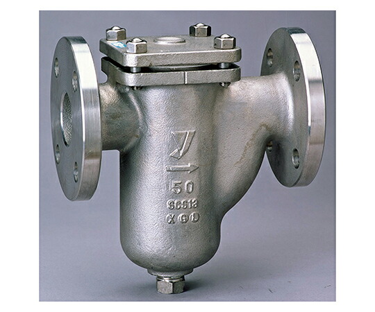 ヨシタケ U型ストレーナー SU-10(60メッシュ)(40A、1-1/2B)繋ぎ合わせる：JIS10KFF 1個 SU-10(60ﾒｯｼｭ) -40A