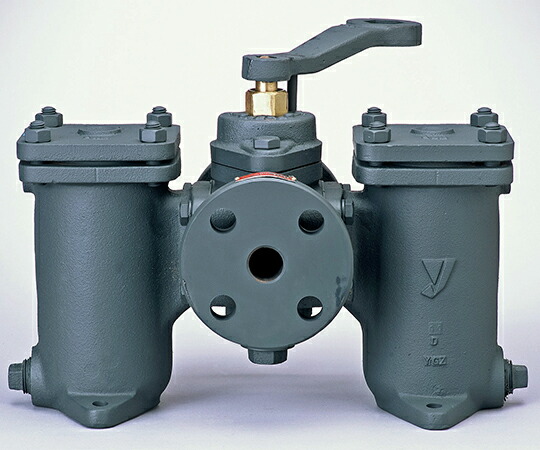 ヨシタケ W型ストレーナー SW-10(60メッシュ)材質：SCS(80A、3B)JIS10KFF 1個 SW-10(60ﾒｯｼｭ)-SCS-80A
