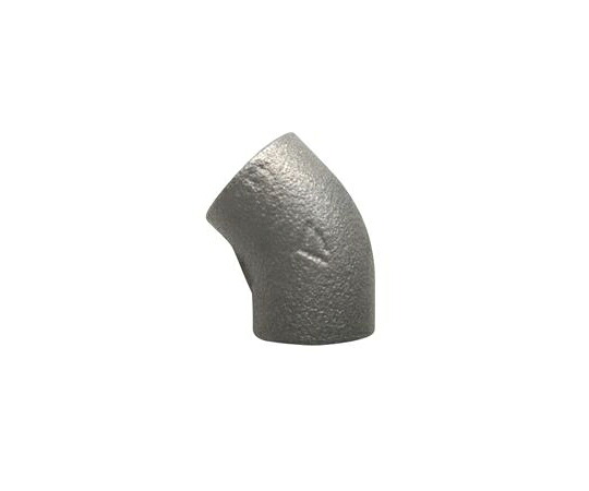 吉年 45°エルボ 黒(100A、4B) 1個 ｸﾛ45L-100A