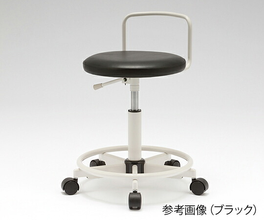 東洋工芸 ワーキングスツール (WS225Wシリーズ) 足掛けリング付き ピンク 1台 WS225W-VPI