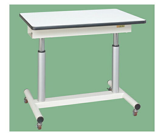 サカエ 昇降作業台 (パールホワイト) W900×600×700~900mm 1台 KUD9060W