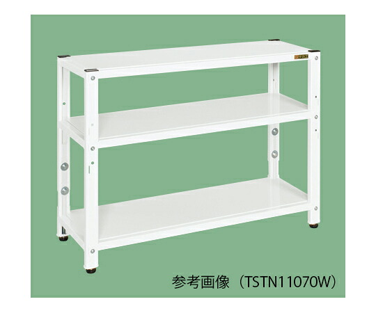 サカエ サカエラック (高さ調整タイプ) W1200×D650×H900~1000mm パールホワイト 1台 TSTN31290W|Shop de clinic店