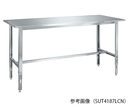 サカエ ステンレス鋼高さ自然調整御役目台 W1800×D750×H700～900粍 1台 SUT4-187LCN