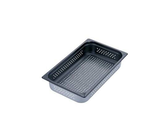 店内全品ポイント5倍★要エントリー★KINGO ノンスティック穴明ホテルパン 2/1&times;25 1個 21025PFS｜Shop de clinic店