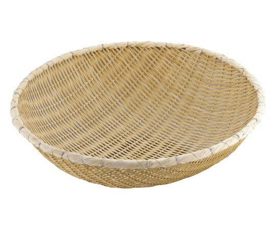 萬洋 竹製藤巻揚ザル　54cm 1個