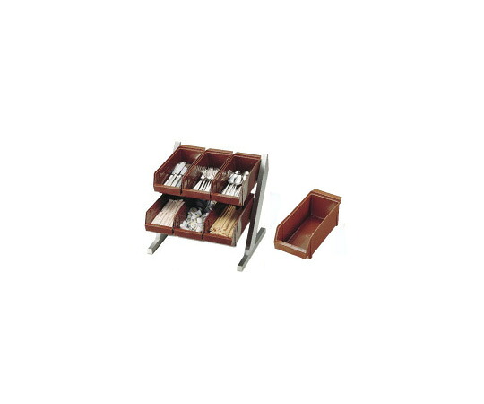 TKG コンパクトオーガナイザー茶 2段3列(6ヶ入)ブラウン 1ケース(6個入) 26,935円